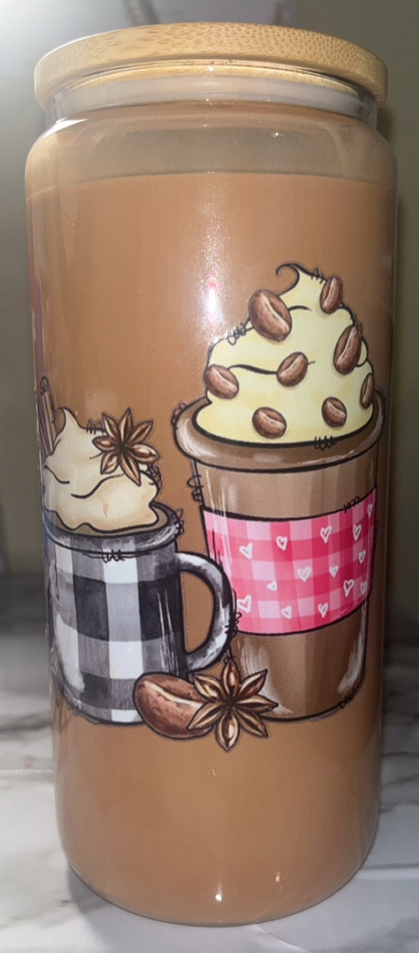 But First...Coffee - 16 oz "coffee" snowglobe cup