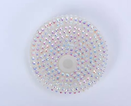 White Rhinestone Lid